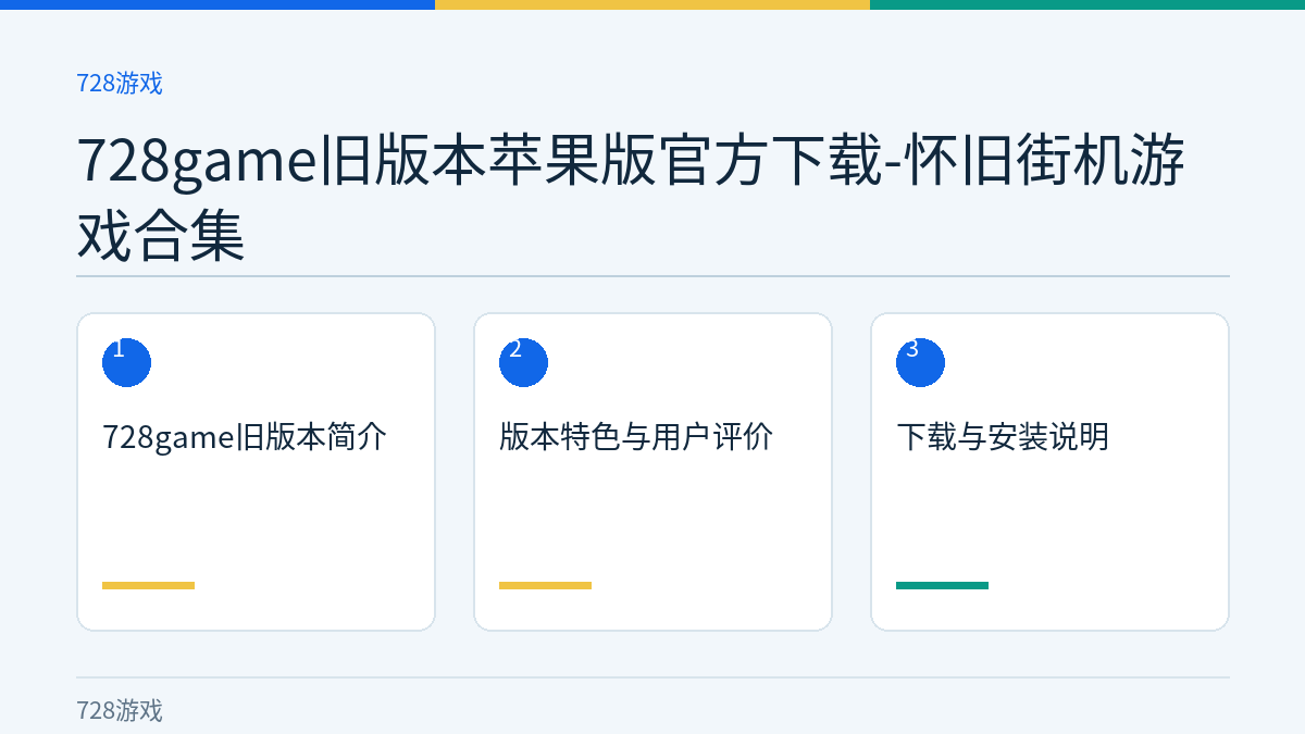 728game旧版本苹果版官方下载-怀旧街机游戏合集文章内容示意图